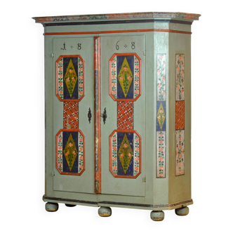 German wedding cabinet, dated 1868