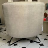 Linen armchair