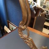Console with mirror
