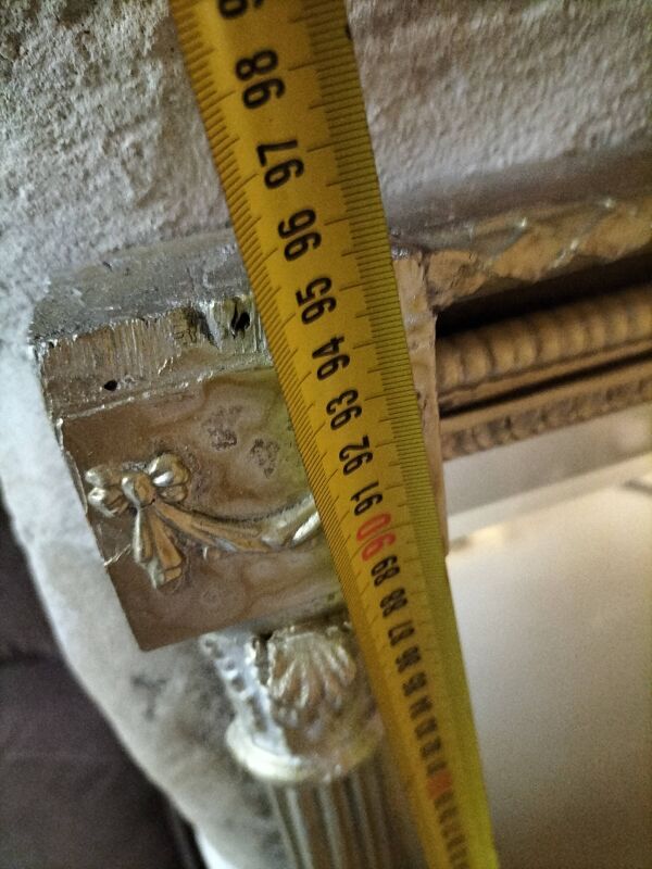 Magnifique Miroir Ancien Doré Style Régence/Empire