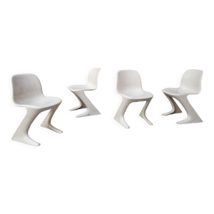 4 chaises Z par Ernst