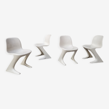 4 Z chairs by Ernst Moeckel & Sigfried Mehl