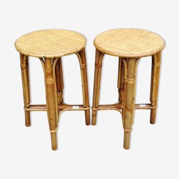 Rattan stools