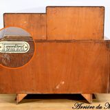 Meuble Vitré Rurka en Ronce de Noyer, Art Déco – 1940