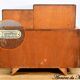 Rurka Glass Cabinet in Burl Walnut, Art Deco – 1940