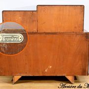Meuble Vitré Rurka en Ronce de Noyer, Art Déco – 1940