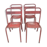 4 chairs tolix