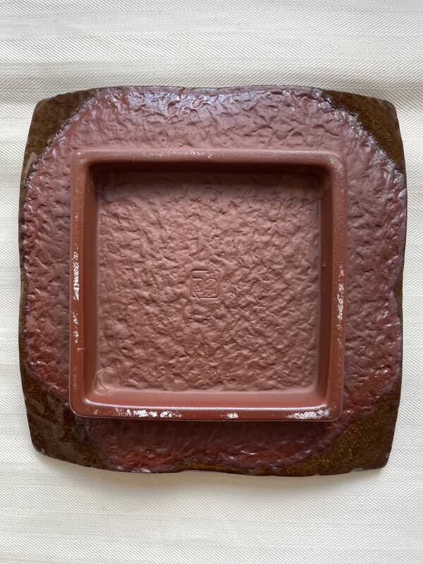 Japanese square ceramic bowl 12 cm