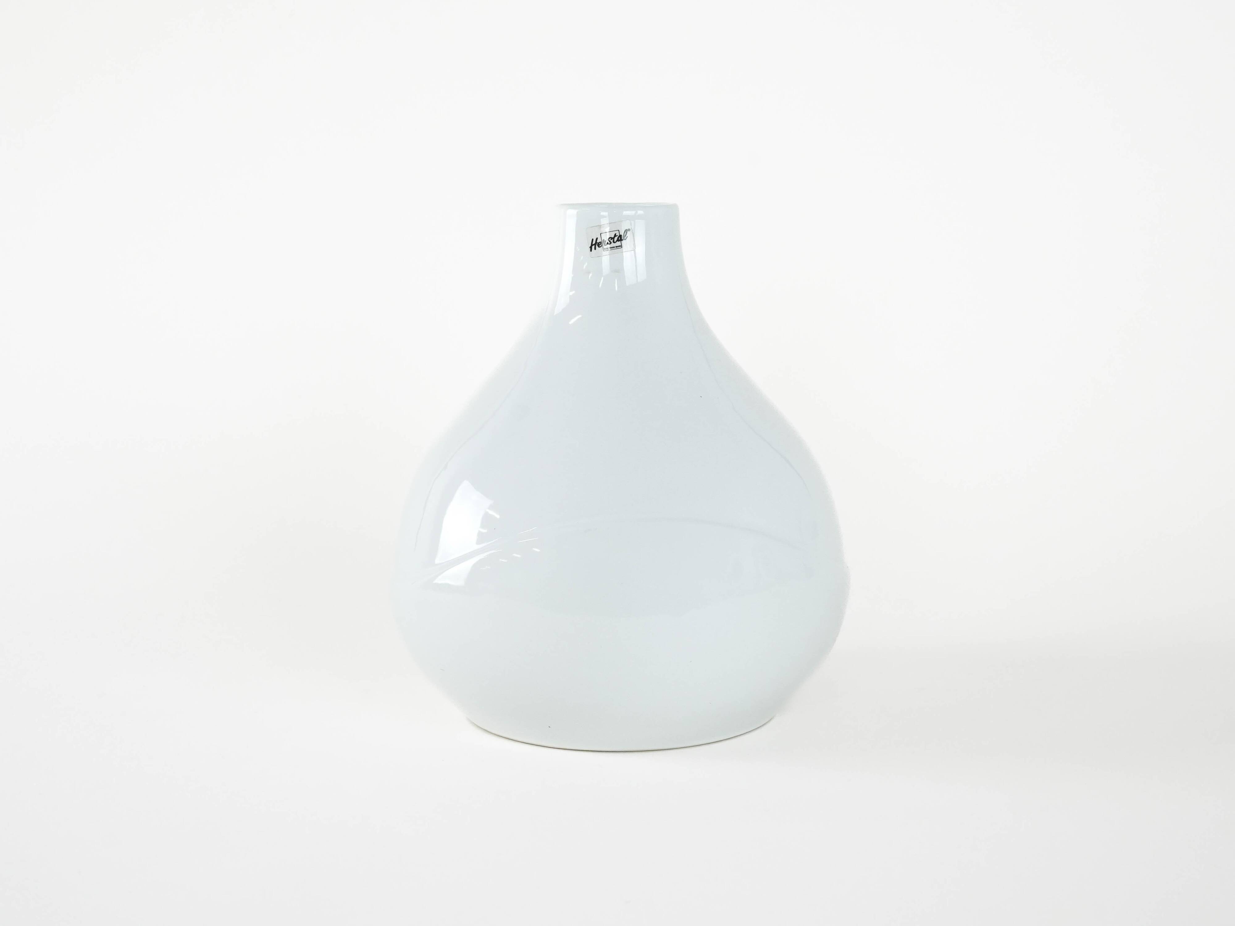 Ceramic vase, Danish design, 1980s, manufactured by Herstal