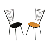 Paire de chaises vintage années 70