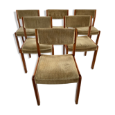 Lot 6 chaises scandinaves