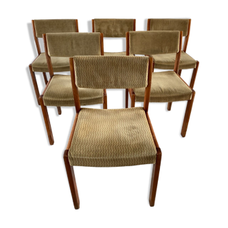 Set of 6 Scandinavian chairs