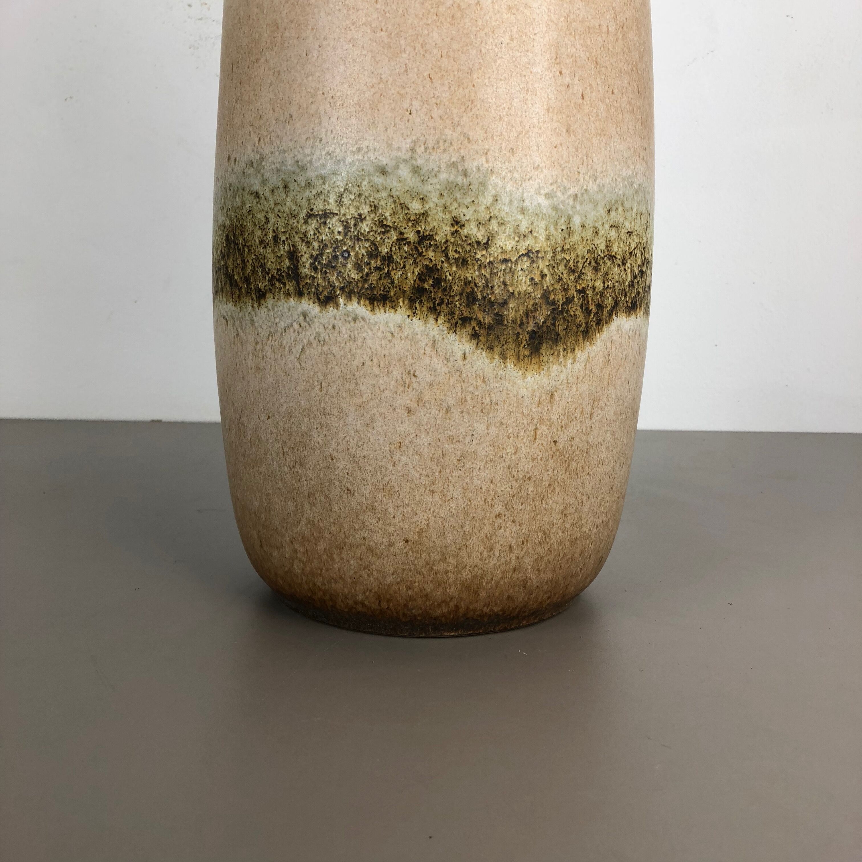 Large Pottery Fat Lava Multi-Color 284-47 Floor Vase Made by Scheurich, 1970s