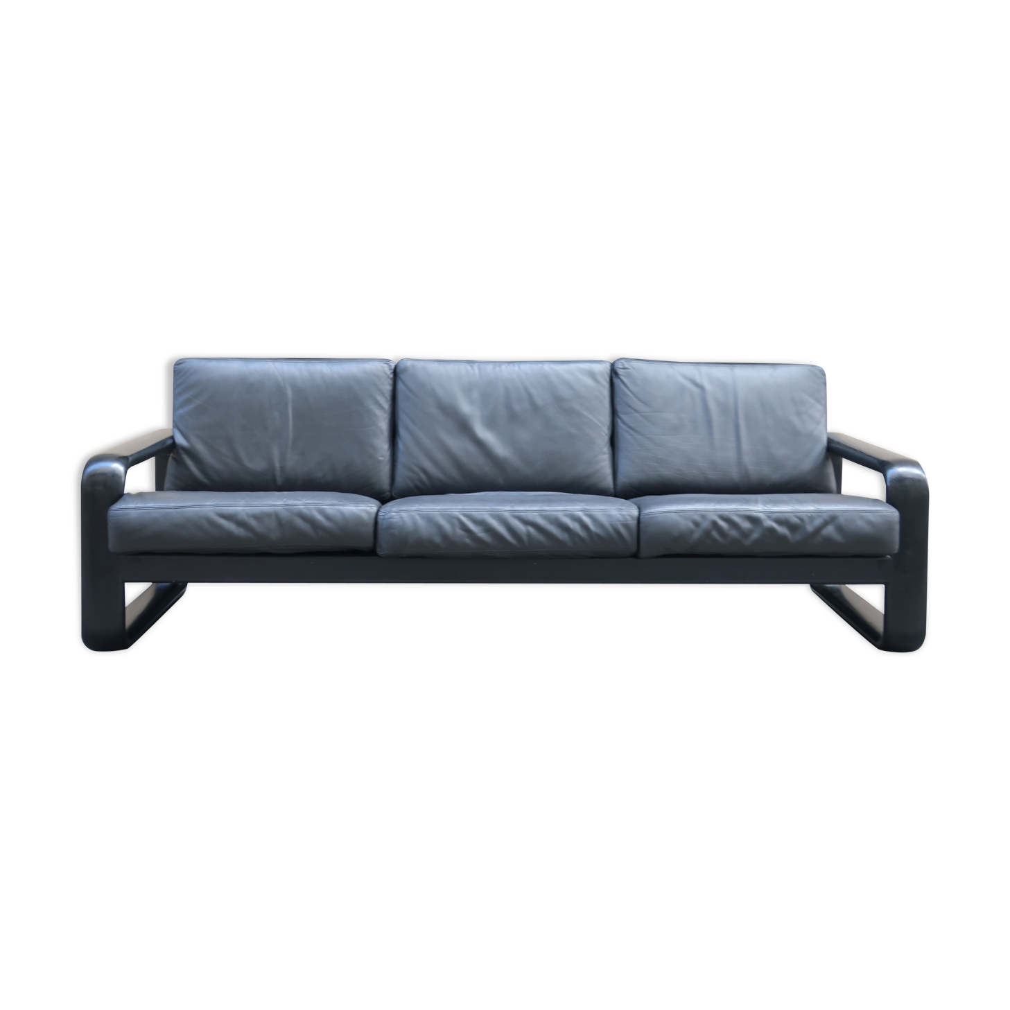 Leather sofa "Hombre" Burkhard Vogtherr for Rosenthal Studio line - 1970