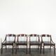 Set of 4 chairs model 110 by Ico Parisi
