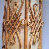 Vintage bamboo wall light