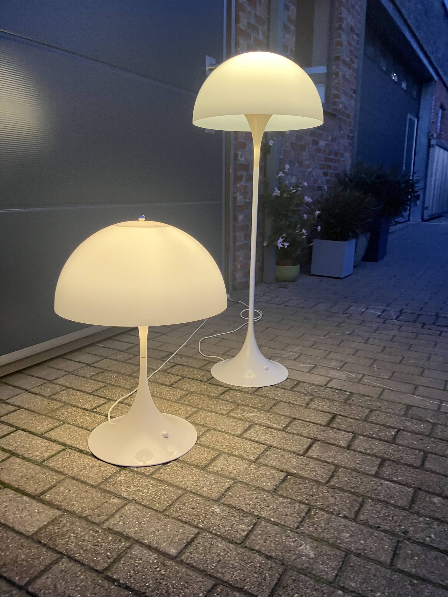 Vintage large table lamp 70cm Panthella Louis Poulsen Verner Panton