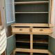 Solid wood display cabinet