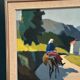 Swedish Oil on Canvas – “Riders on the Road, Crete by Stig Wernheden