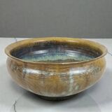 Stoneware salad bowl signed Anne Marie Sybesma De Bay, aka MIEP La Borne