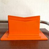 Vintage orange letterholder 70s