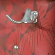 Vintage wall coat rack from the 50s/60s – Rockabilly design cloakroom