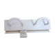 Porte-manteau mural 2 patères Kartell design vintage plastique blanc