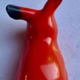 Pfeffer Gotha porcelain salt or pepper shaker representing a rabbit or a hare