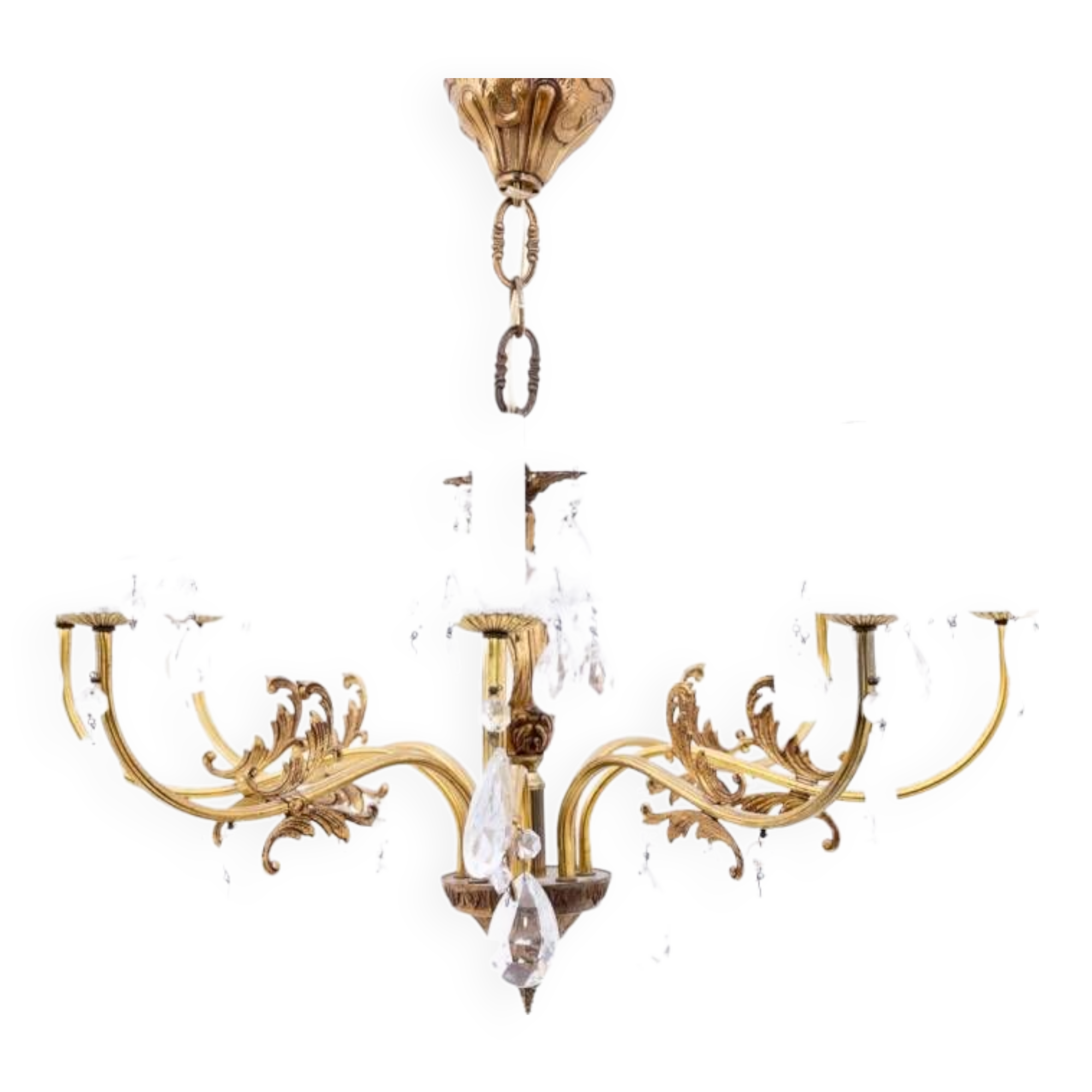 Chandelier, Northern Europe, mid 20th century.