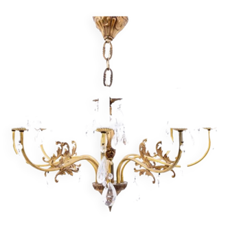 Chandelier, Northern Europe, mid 20th century.