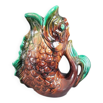 Old ceramic fish jug