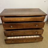 Louis Philippe wooden chest of drawers from the 19th century