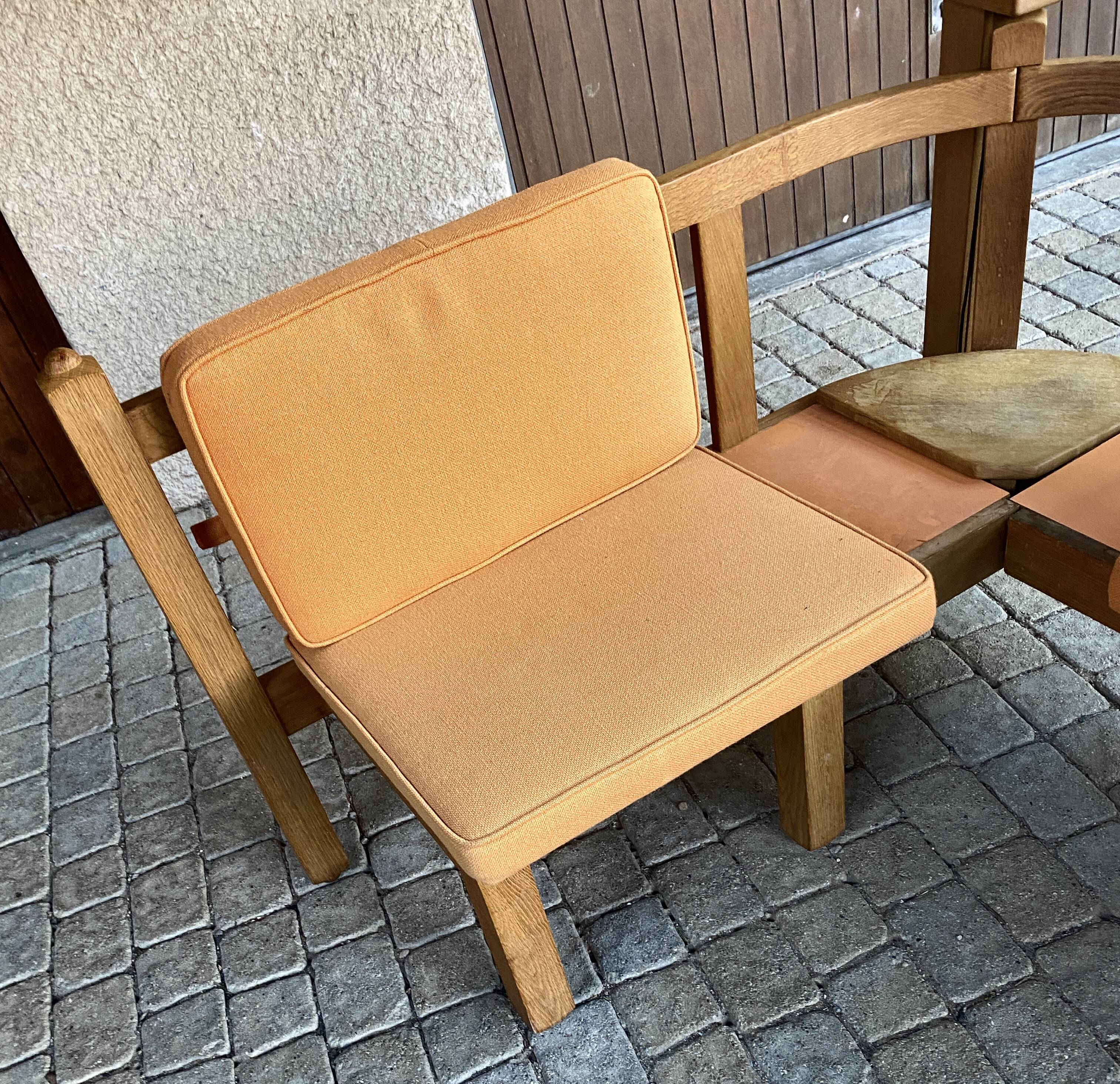 Corner bench and incorporated floor lamp guillerme et chambron