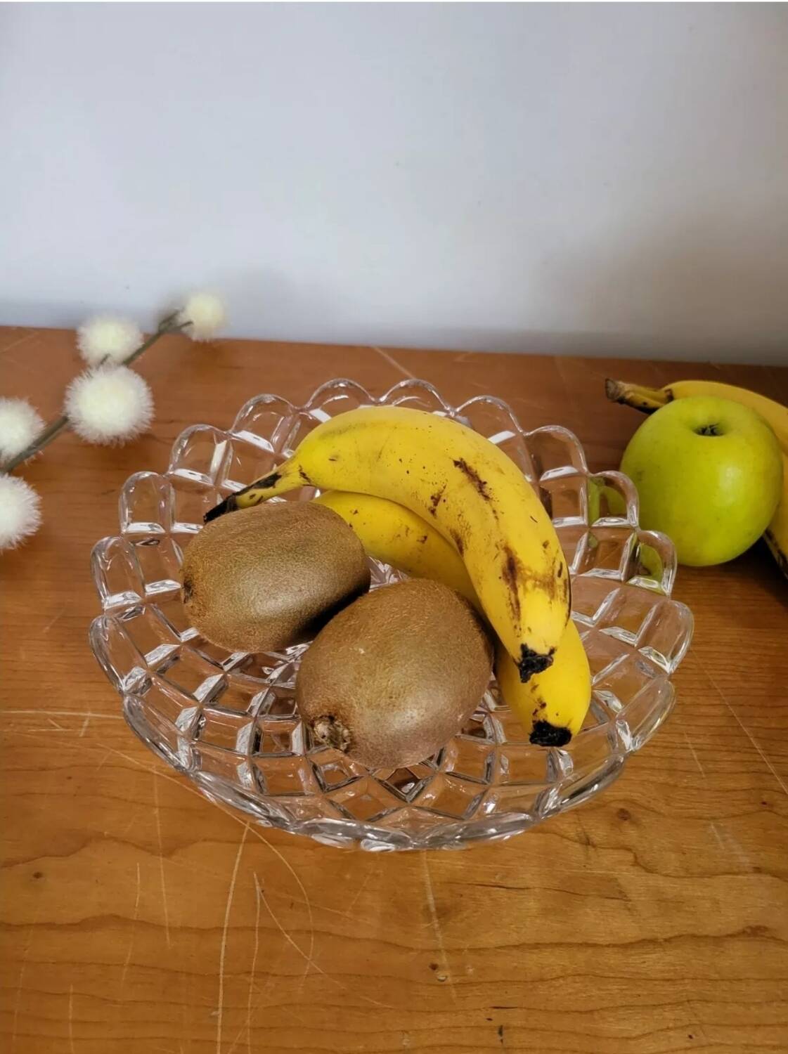 Baccarat Fruit Bowl Compotier In Molded Crystal