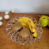 Baccarat Fruit Bowl Compotier In Molded Crystal
