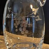 Decanting carafe and batch of 6 glasses