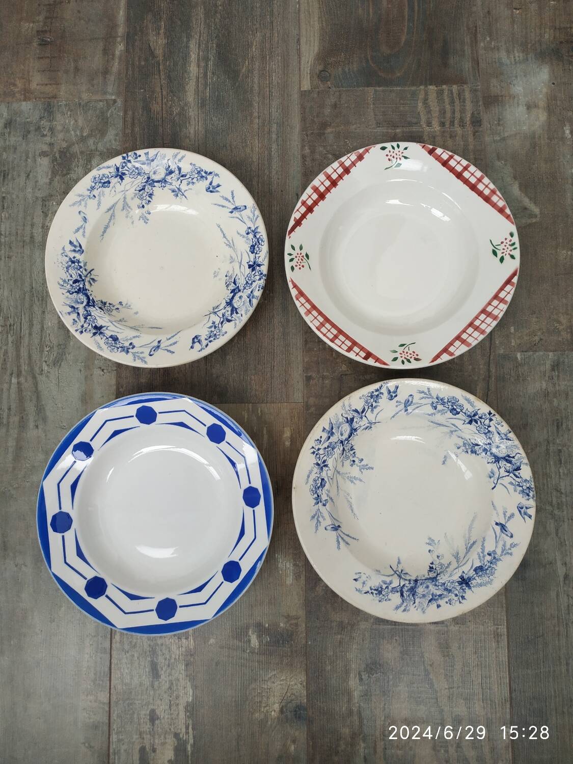 Assiettes creuses