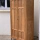 Parisian wardrobe paneled 1930 raw wood