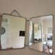 Barber triptych with magnifying mirror 24x19cm