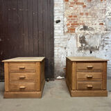 Raw oak drawer furniture
