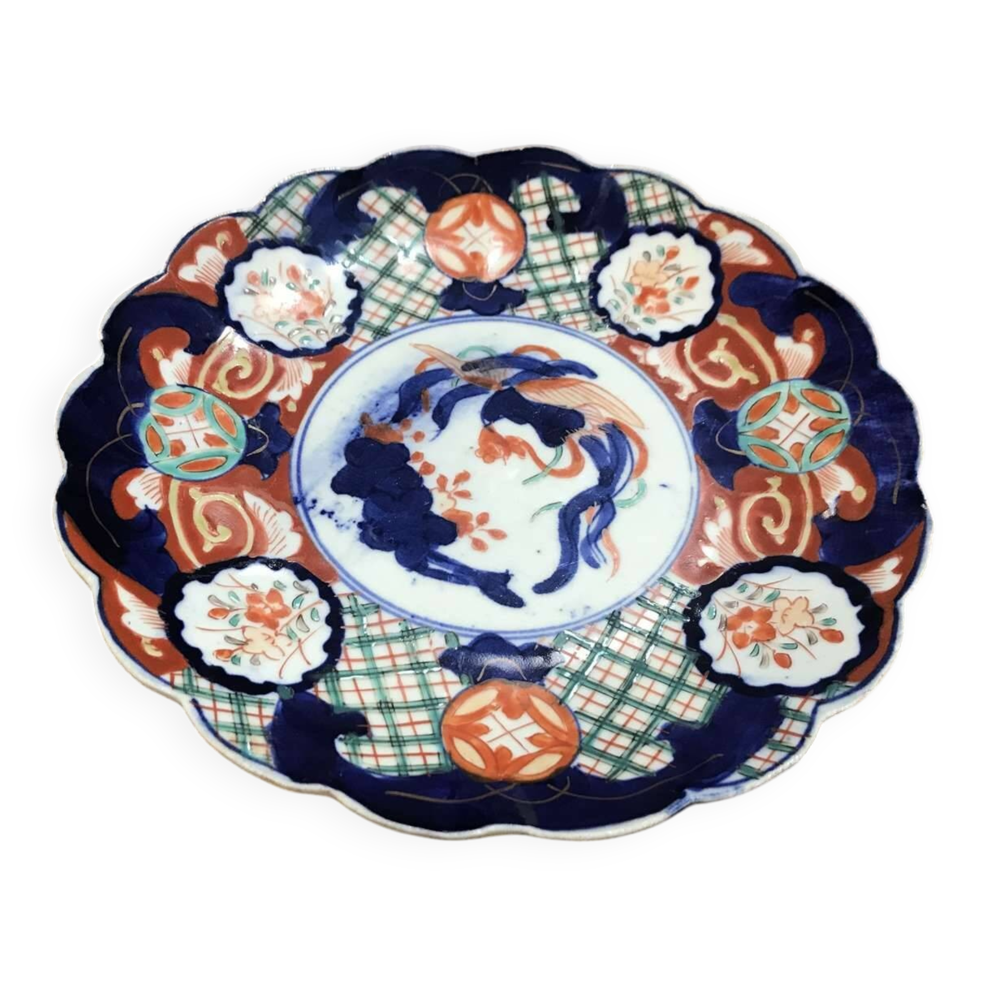 Imari porcelain plate, early 20th century