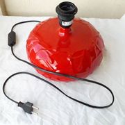 Red ceramic lamp