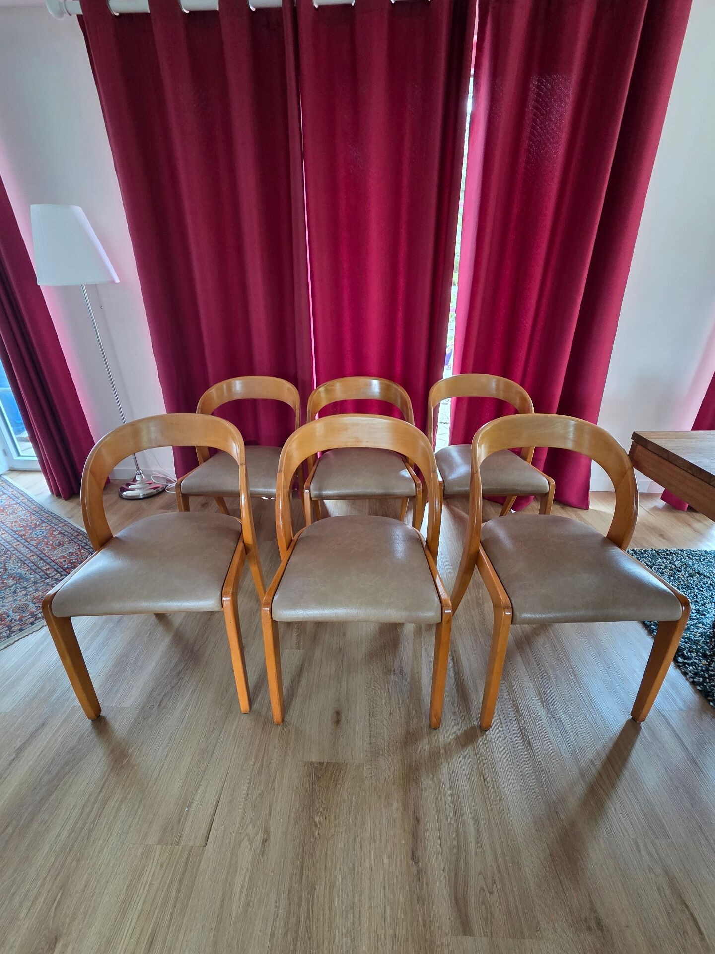 6 Baumann Gondole chairs