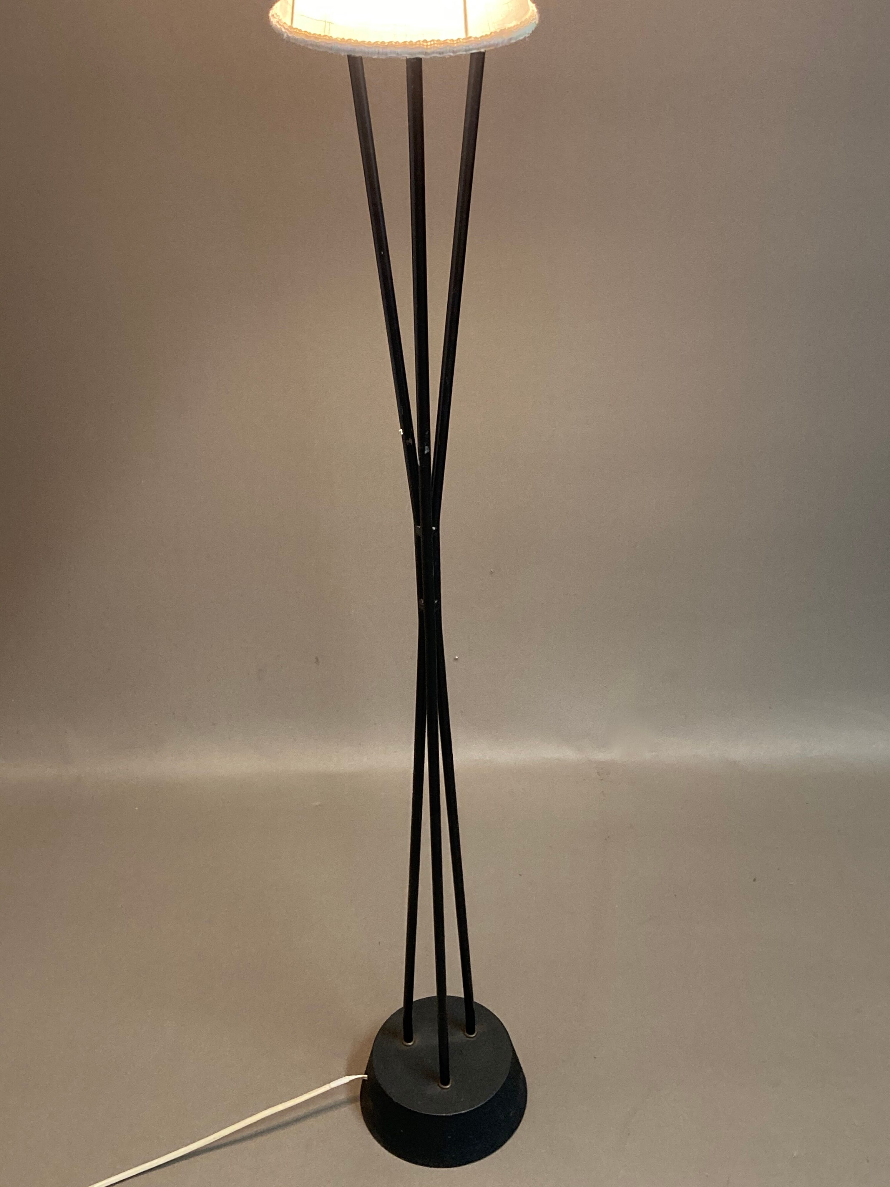 Lampadaire métal 1950