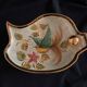 Tray, signed Bequet Quaregnon, Belgium, gilded with fine gold, numbered 14