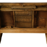 Solid oak table country 50s