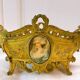 Antique planter or centerpiece in recess