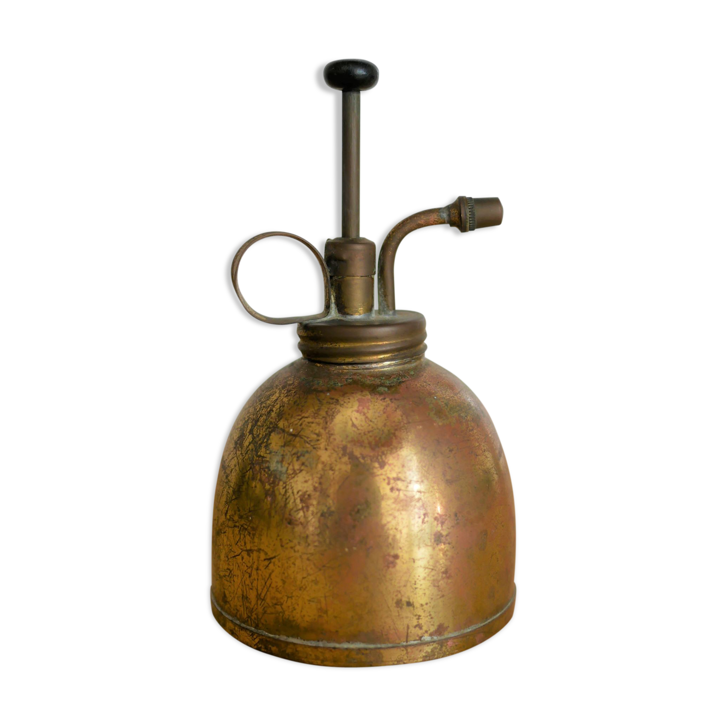 Brass oil can