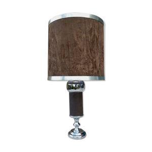 lampe à poser suedine