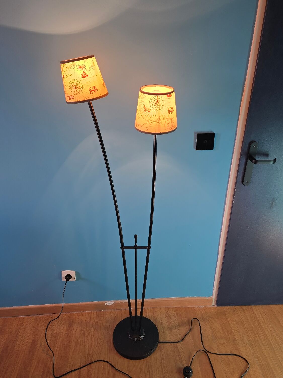Two-light floor lamp 1950